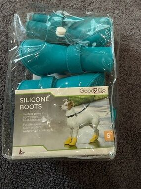 Good2Go Teal Waterproof Dog Boot Pair